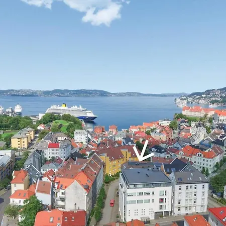 Feriehus Modern 3 Bedroom 2 King Beds Near Bryggen