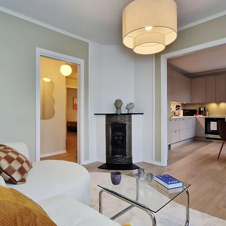 Modern 3 Bedroom 2 King Beds Near Bryggen